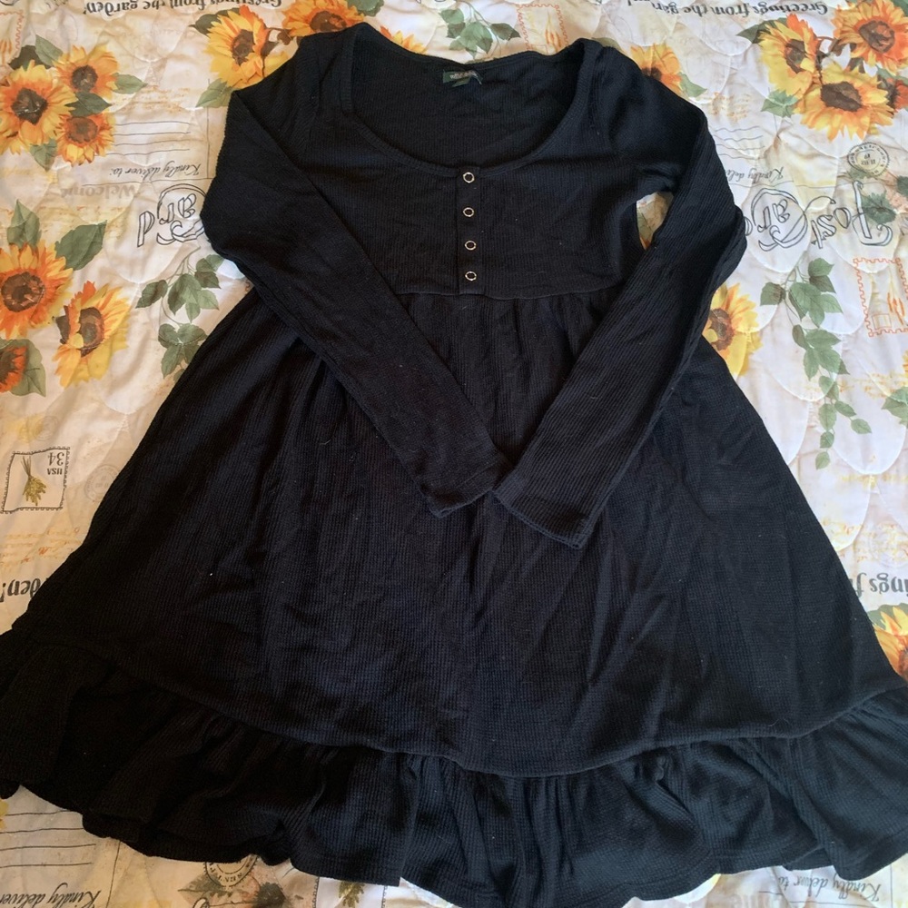 Black short dress